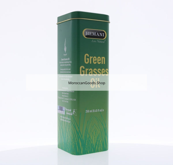 aceite de hierba verde